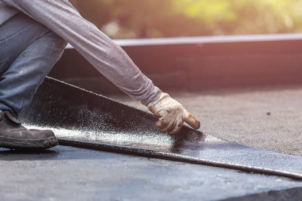 Professional Basement Waterproofing technician working in Marysville, WA